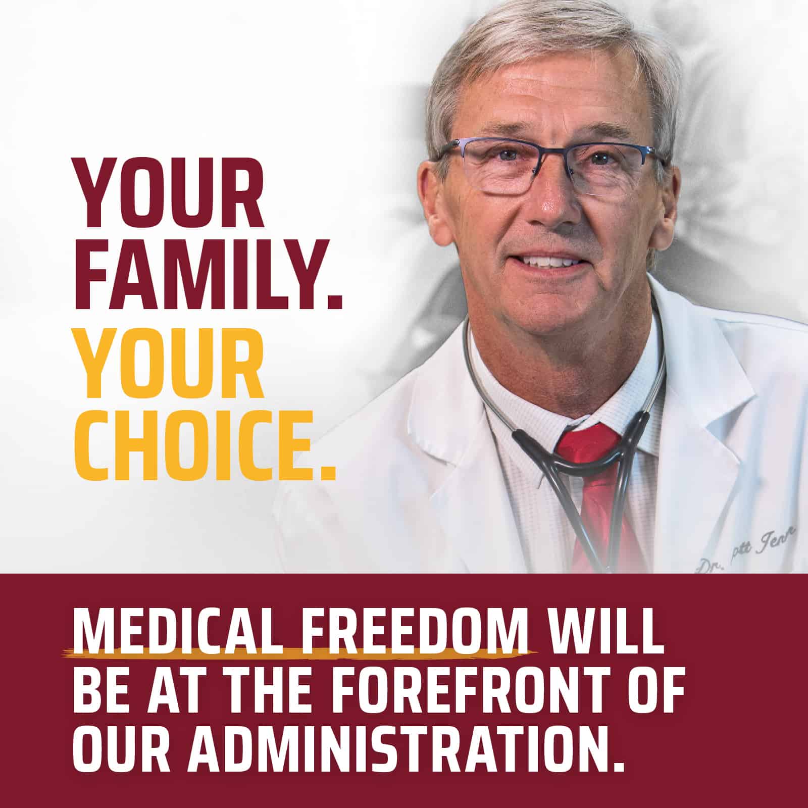 Dr. Scott Jensen Governor Medical Choice